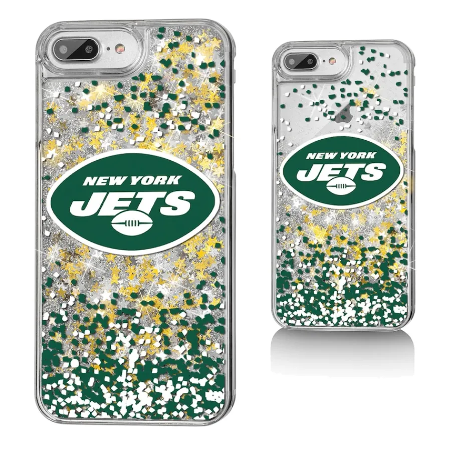 New York Jets Phone Cases | Electronics^ IPhone Glitter Case With Confetti Design