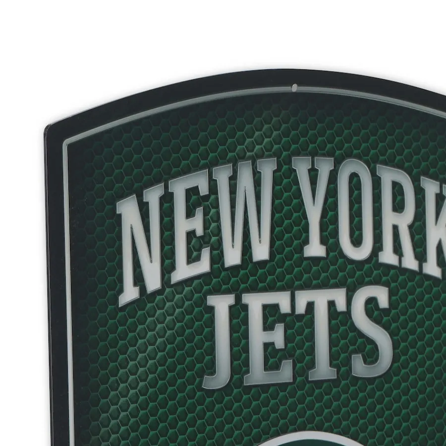 New York Jets Wall Art | Wall Art^ Layered Stripe Metal Sign