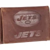 New York Jets Accessories | Checkbooks-Wallets^ Leather Team Tri-Fold Wallet