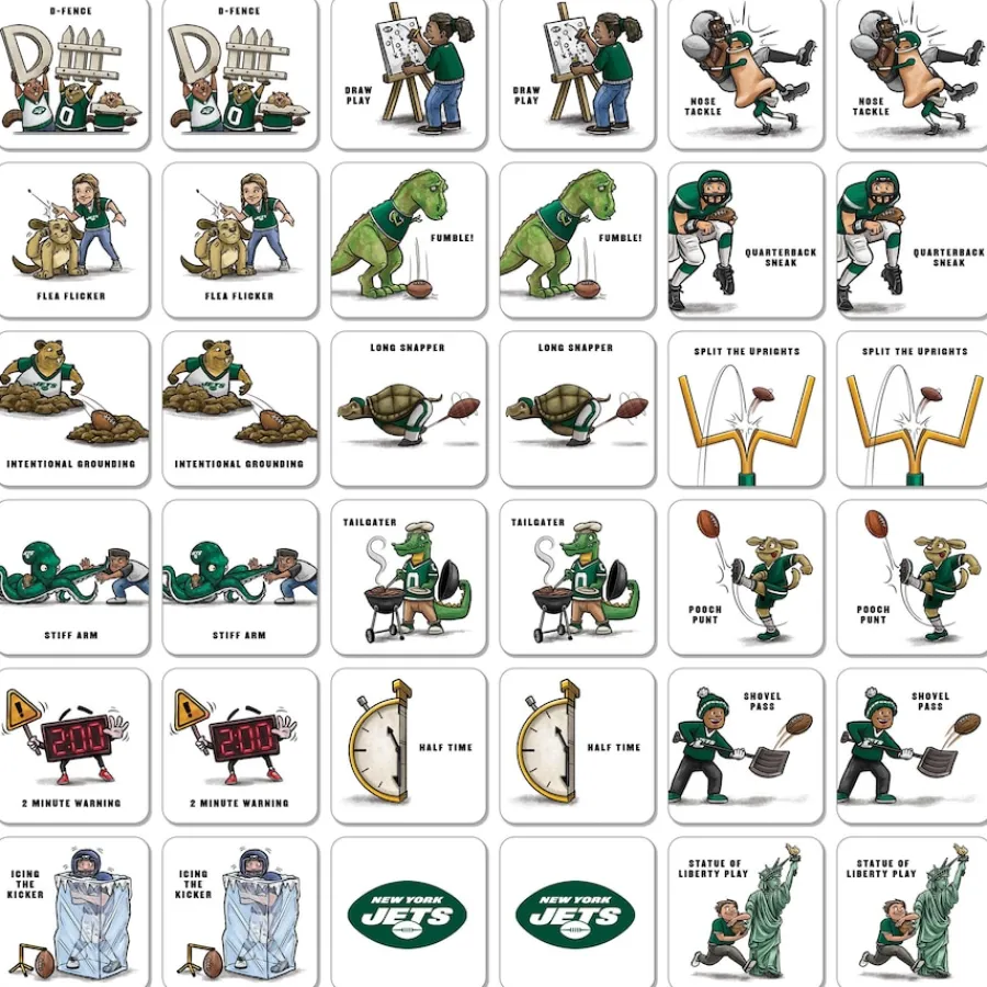 New York Jets Toys & Outdoor Games | Toys & Games^ Licensed Memory Match Game
