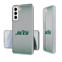New York Jets Phone Cases^ Linen Logo Galaxy Clear Case