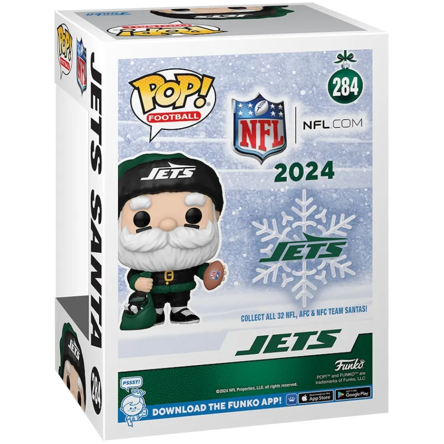 New York Jets Figurines & Globes | Toys & Outdoor Games^ Santa Funko Pop! 2024 Fanatics Exclusive Vinyl Figure