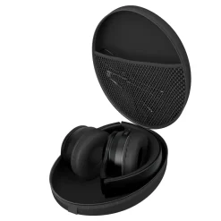 New York Jets Music^ Stripe Design Wireless Bluetooth Headphones With Case