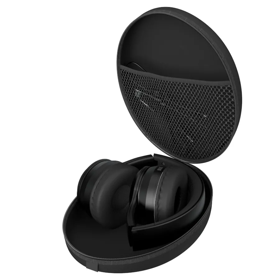 New York Jets Music^ Stripe Design Wireless Bluetooth Headphones With Case