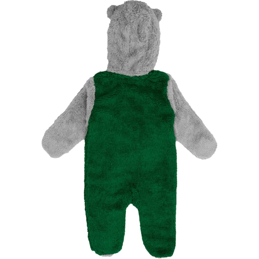 Kids New York Jets Rompers^Newborn & Infant Green Game Nap Teddy Fleece Bunting Full-Zip Sleeper