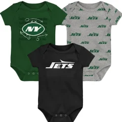 Kids New York Jets Rompers^Newborn & Infant Team Starter 3-Pack Bodysuit Set