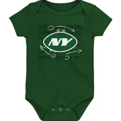 Kids New York Jets Rompers^Newborn & Infant Team Starter 3-Pack Bodysuit Set
