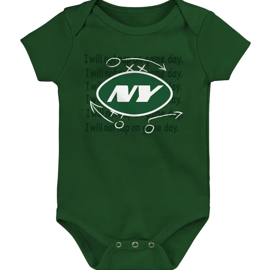 Kids New York Jets Rompers^Newborn & Infant Team Starter 3-Pack Bodysuit Set