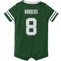 Kids New York Jets Jerseys | Kids^Newborn & Infant Nike Aaron Rodgers Legacy Green Game Romper Jersey
