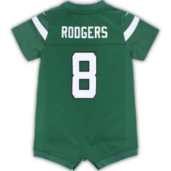 Kids New York Jets Jerseys | Kids^Newborn & Infant Nike Aaron Rodgers Green Game Romper Jersey