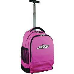 New York Jets Travel | School Supplies^Pink 19'' Premium Wheeled Backpack