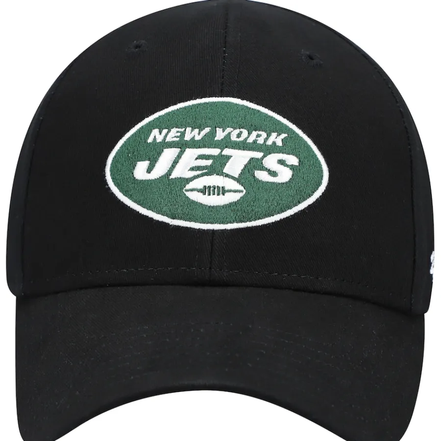 Kids New York Jets Hats | Kids^Preschool '47 Black Basic Team MVP Adjustable Hat