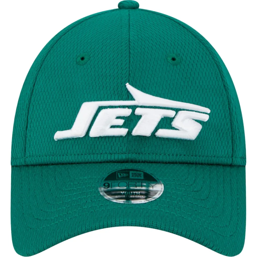 Kids New York Jets Hats | Kids^Preschool New Era Green Main 9FORTY Adjustable Hat