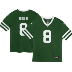 Kids New York Jets Jerseys | Kids^Preschool Nike Aaron Rodgers Legacy Green Game Jersey