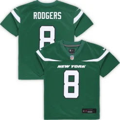 Kids New York Jets Jerseys | Kids^Preschool Nike Aaron Rodgers Gotham Green Game Jersey