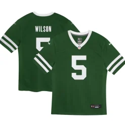 Kids New York Jets Jerseys | Kids^Preschool Nike Garrett Wilson Legacy Green Game Jersey