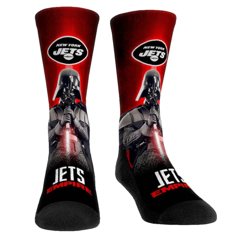 New York Jets Shoes & Socks | Shoes & Socks^Rock Em Socks Stormtrooper & Darth Vader Three-Pack Star Wars Crew Socks Set