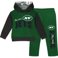 Kids New York Jets Shorts & Pants | Rompers^Toddler Green Coin Toss Pullover Fleece Hoodie & Pants Set