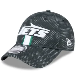 Kids New York Jets Hats | Kids^Toddler New Era Black 2024 NFL Sideline 9FORTY Stretch-Snap Hat