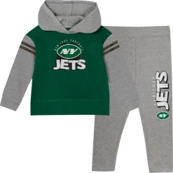 Kids New York Jets Rompers | Shorts & Pants^Toddler Club House Long Sleeve Hoodie Top And Leggings Two-Piece Set
