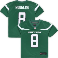 Kids New York Jets Jerseys | Kids^Toddler Nike Aaron Rodgers Gotham Green Game Jersey