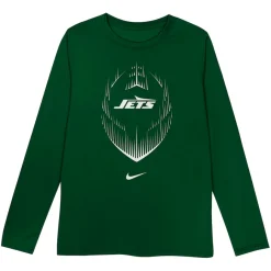 Kids New York Jets T-Shirts | Kids^Toddler Nike Green Legend Icon Long Sleeve T-Shirt