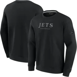 New York Jets Sweatshirts & Fleece | Men^Unisex Fanatics Black Elements Unlimited Fleece Pullover Sweatshirt