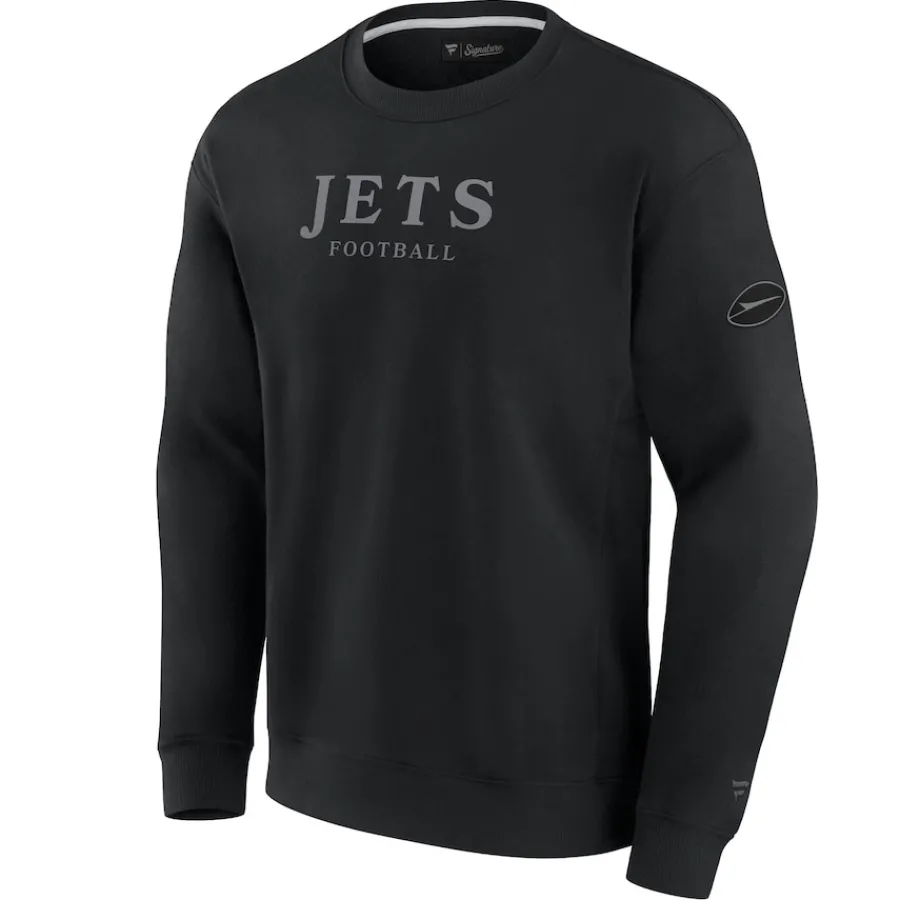 New York Jets Sweatshirts & Fleece | Men^Unisex Fanatics Black Elements Unlimited Fleece Pullover Sweatshirt