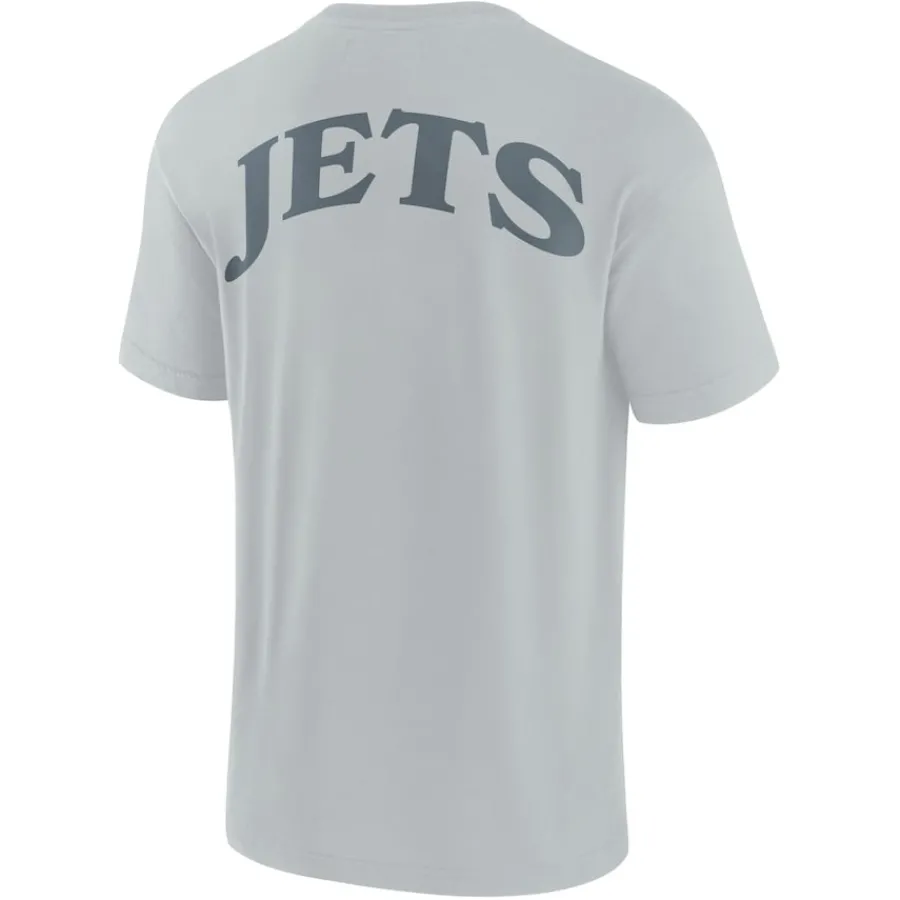Women New York Jets T-Shirts | Women^Unisex Fanatics Gray Elements Iconic T-Shirt