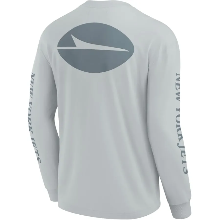 New York Jets T-Shirts | Men^Unisex Fanatics Gray Elements Strive Long Sleeve T-Shirt