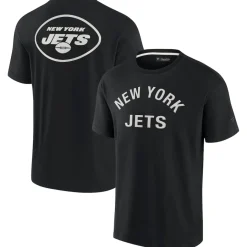 Women New York Jets T-Shirts | Women^Unisex Fanatics Black Elements Super Soft Short Sleeve T-Shirt