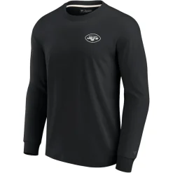 New York Jets T-Shirts | Men^Unisex Fanatics Black Elements Super Soft Long Sleeve T-Shirt