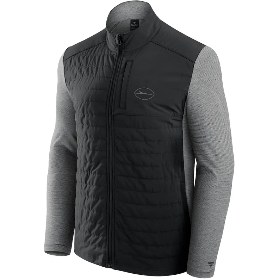 New York Jets Jackets | Jackets^Unisex Fanatics Black/Heather Gray Tonal Full-Zip Jacket