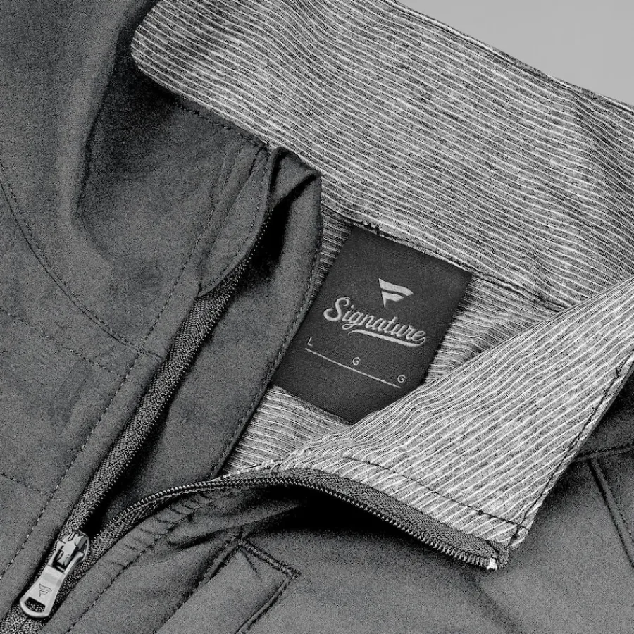 New York Jets Jackets | Jackets^Unisex Fanatics Black/Heather Gray Tonal Full-Zip Jacket