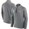 New York Jets Jackets | Sweatshirts & Fleece^Unisex Fanatics Charcoal Front Office Performance Primary Quarter-Zip Jacket