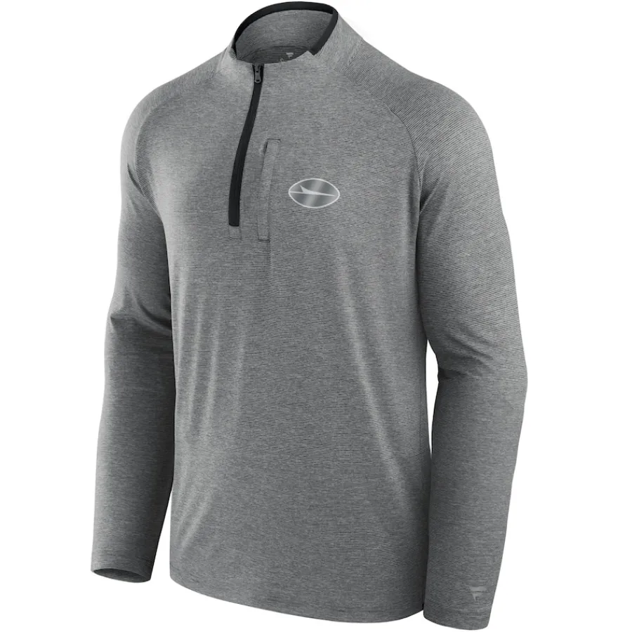 New York Jets Jackets | Sweatshirts & Fleece^Unisex Fanatics Charcoal Front Office Performance Primary Quarter-Zip Jacket