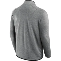 New York Jets Jackets | Sweatshirts & Fleece^Unisex Fanatics Charcoal Front Office Performance Primary Quarter-Zip Jacket
