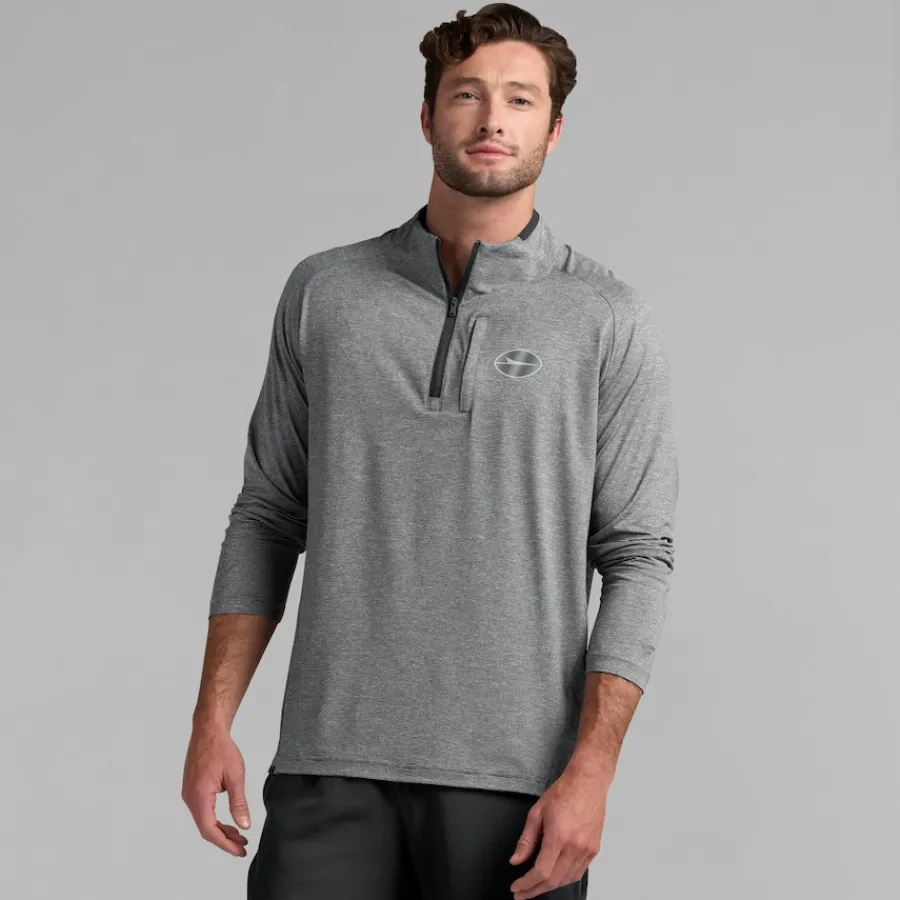 New York Jets Jackets | Sweatshirts & Fleece^Unisex Fanatics Charcoal Front Office Performance Primary Quarter-Zip Jacket