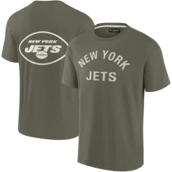New York Jets T-Shirts | Men^Unisex Fanatics Olive Elements Super Soft Short Sleeve T-Shirt