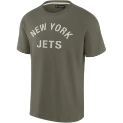 New York Jets T-Shirts | Men^Unisex Fanatics Olive Elements Super Soft Short Sleeve T-Shirt