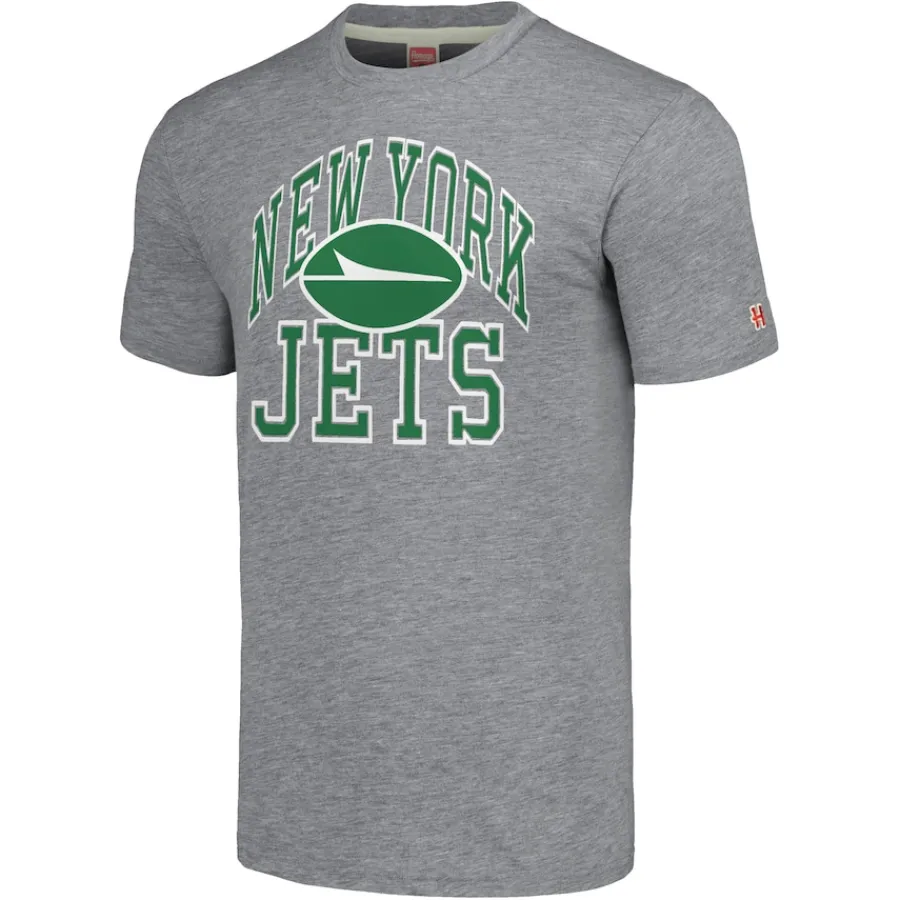 Women New York Jets T-Shirts | Women^Unisex Homage Gray Arch T-Shirt