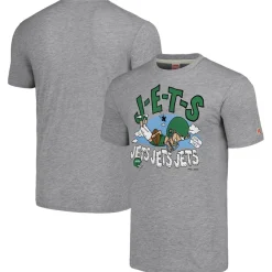 Women New York Jets T-Shirts | Women^Unisex NFL X Homage X Beavis And Butt-Head Gray Tri-Blend T-Shirt