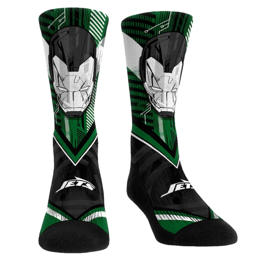 New York Jets Shoes & Socks | Shoes & Socks^Unisex Rock Em Socks 3-Pack Crew Socks