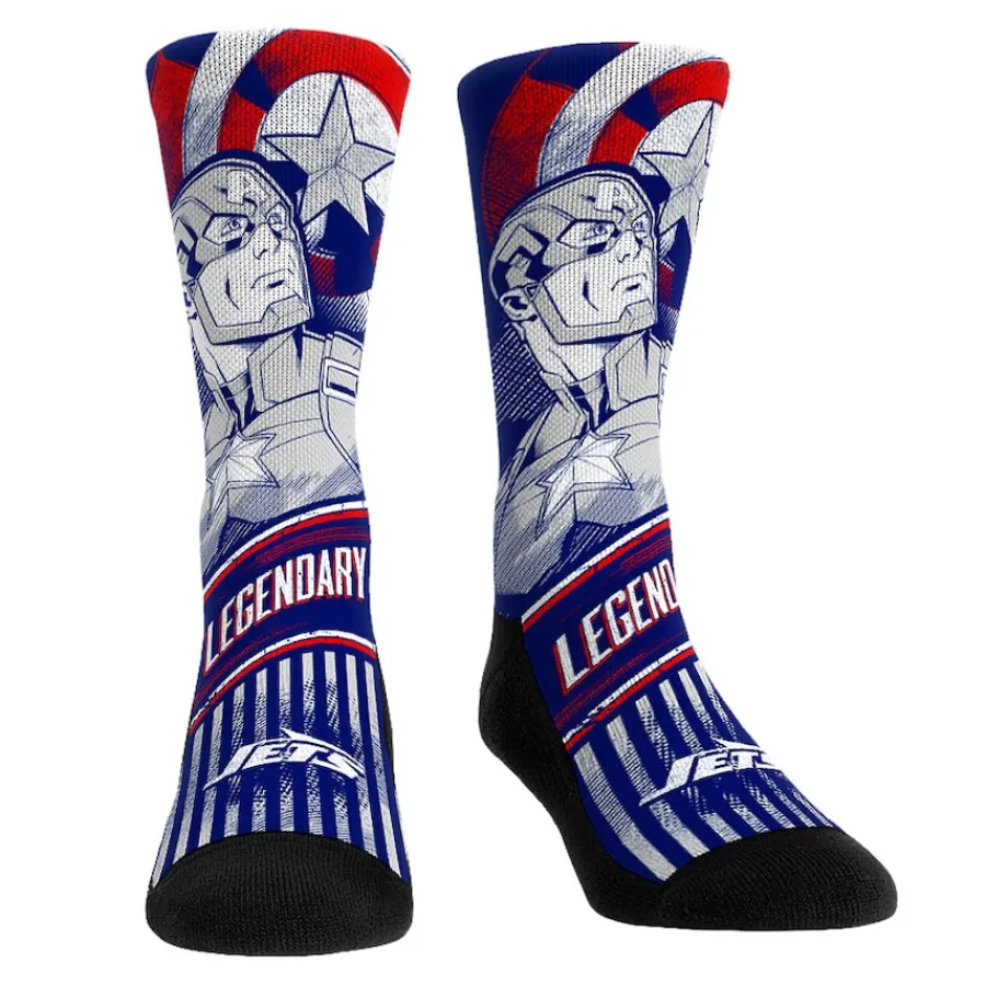 New York Jets Shoes & Socks | Shoes & Socks^Unisex Rock Em Socks 3-Pack Crew Socks