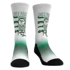 Women New York Jets Shoes & Socks | Shoes & Socks^Unisex Rock Em Socks Throwback Three-Pack Crew Sock Set