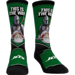Women New York Jets Shoes & Socks | Shoes & Socks^Unisex Rock Em Socks 3-Pack Mandalorian Crew Socks
