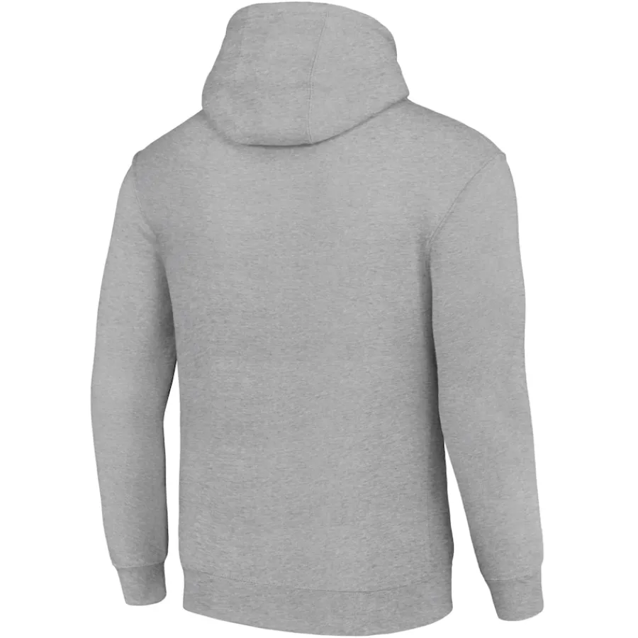 Women New York Jets Sweatshirts & Fleece | Women^Unisex Starter Heather Gray Color Scratch Fleece Pullover Hoodie
