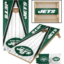 New York Jets Toys & Outdoor Games | Toys & Games^Victory Tailgate 2' X 4' Tournament Cornhole Board Set