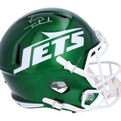 New York Jets Autographed Items | Helmets^Vinny Testaverde Autographed Riddell Speed Replica Helmet