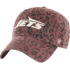 Women New York Jets Hats | Women^Women's '47 Brown Tawny Clean Up Adjustable Hat